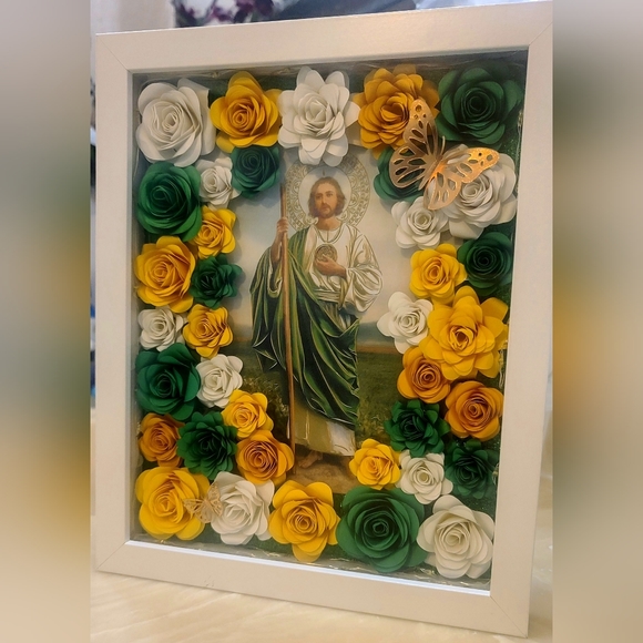 New San Judas Shadow Box with lights - Valentines Day - Picture 3 of 5